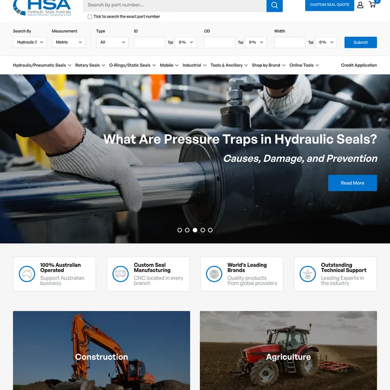 Hydraulic Seals Australia storefront